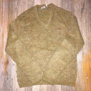 men’s V neck vintage sweater